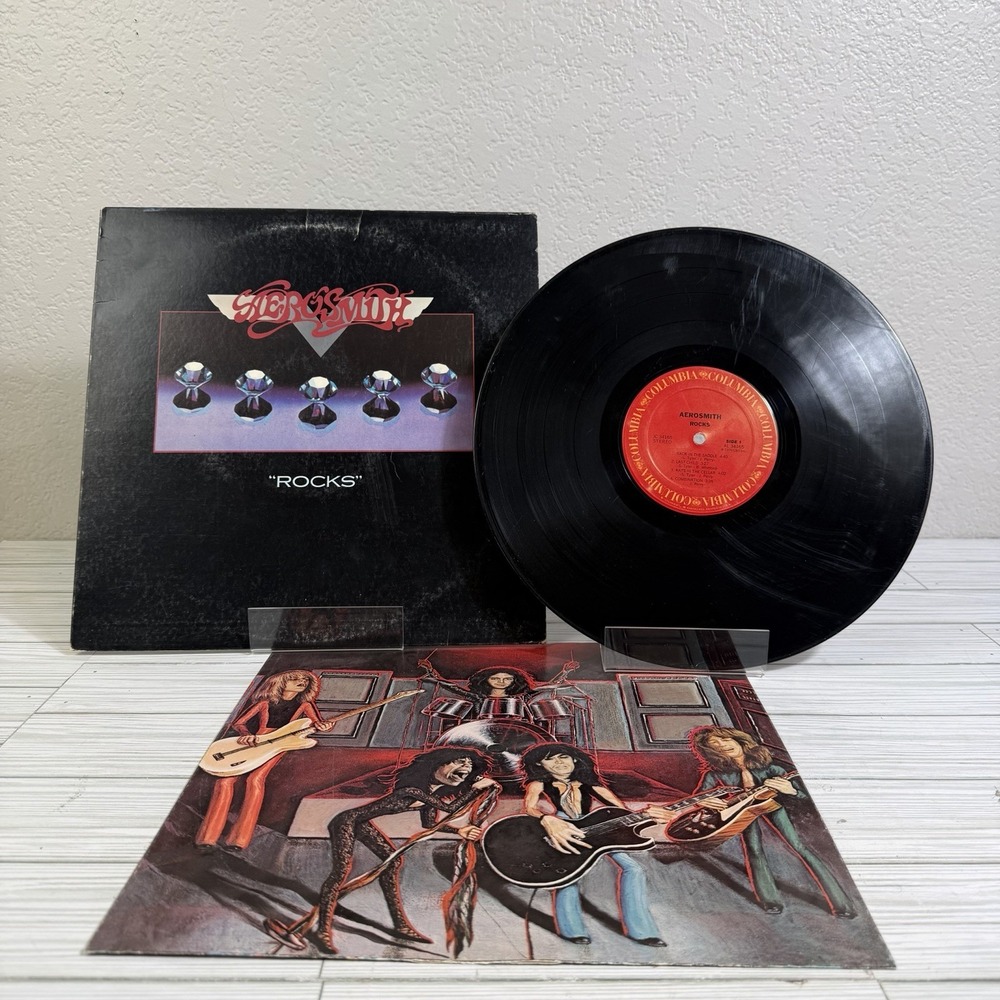 AEROSMITH Rocks LP  Vinyl 1976 / PC 34165 / Coumbia